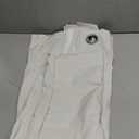 H.VERSAILTEX Linen Blackout Curtains Durable Thick Textured Linen Look 100% Blackout Patio Door Curtain, Anti Rust Grommet Extra Wide Sliding Glass Door Curtains, W100 x L84 inch- Ivory