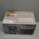 Electric Spice and Nut Grinders - 3 Stainless Steel Blades, 1 Filter, 1 Brush - 500W Grinder for Kitchen Dry Use (Black)