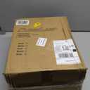 Fiqevs Upgraded Dimmable 3 Globe Mid Century Modern Floor Lamp, 3 x 3000K Warm Light LED Bulbs Included, Matt Black Standing Lamp with Sphere Glass Shade, Vintage Tall Lamp for Living Room, Bedroom