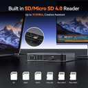 TobenONE 18-in-2 Docking Station Dual Monitor for MacBook Pro/Air M5/M4/M3/M2/M1 Pro/Max, Plug and Play, Mac Docking Station with 4K60Hz HDMI&USB-C, 150W Adapter, 10Gbps/PD 30W, 7 USB, 2.5G Ethernet
