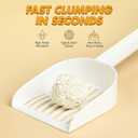 Happy & Polly Tofu Cat Litter Fast Clumping, Flushable, Ultra Absorbent, Low Tracking, 100% Natural Raw Materials with Coconut Charcoal 11 LB(5.5LB*2 Bags)