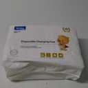 Disposable Changing Pad Liners (100 Pack) Super Soft, Disposable Changing Pads, Ultra Absorbent & Waterproof - Covers Any Surface for Mess Free Baby Diaper Changes (White)
