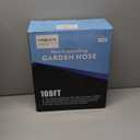 Garden Hose 100ft, Non-Expanding Water Hose Ultra Lightweight, Kink-Free, Sturdy, Flexible, Abrasion Resistant Hose for Yard, Lawn, Outdoor, Marine and Camper