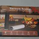 Compact Vacuum Sealer for Food (Vacuum Sealer Machine + 30 Reusable Vacuum Bags) Powerful Handheld Vacuum Sealer Machine, Featuring LED Pressure Display, Portable Food Sealer