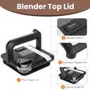 Locking Lid Replacement for Ninja Blender 72 oz Pitcher, Compatible with BL610, BL642, BL682, BN701, BN751, BN700, BN801, BN800, CT610...