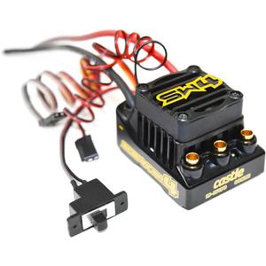 Castle Creations Sidewinder 4 Sensorless ESC Upgrade for 1/10 RC Vehicles,Unisex Adult, Black