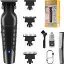 KEMEI 2299 Professional Hair/Beard Trimmer for Men, Zero Gapped Hair Clippers for Barbers, Cordless