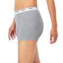 Hanes Originals Womens Mid-Thigh Boxer Brief Pack, Stretch Cotton Underwear, 4-Pack (Large, Fashion Color Mix)