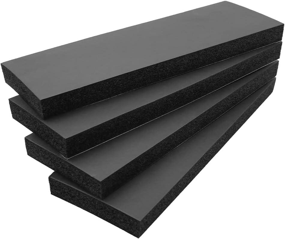 Garage Wall Protector 4 Pack Car Door Corner Edge Waterproof Bumper Guard Protector High Density Self Adhesive Foam Pad for Parking Vehicle 11.8" x 3.9" x 0.8"