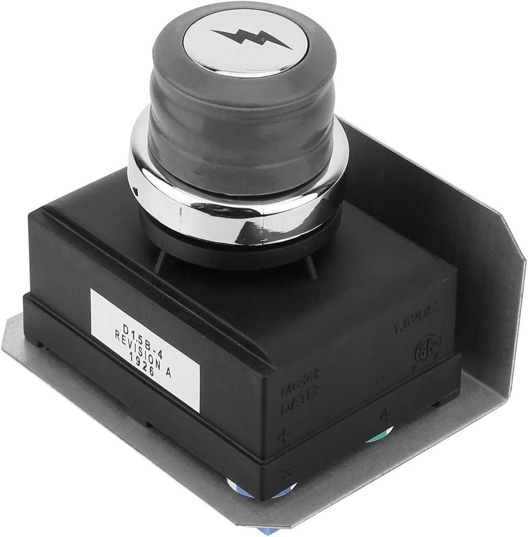 1836-13 7629 Genesis Igniter for Weber Genesis Grill Parts Replacement Genesis 300 SER Front-control 3-Burner Grill Starter Module for Weber 88826 66836 7628 E310 E330 S310 S330 Ignitor Button Switch (Black + Silver)