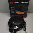 Mueller Heart 5 Waffle Maker, Waffle Iron, Adjustable Browning Control & Nonstick, Cool Touch Handle, Easy to Clean, Small Kitchen Appliances