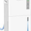 1500 Sq.ft Dehumidifier for Basement, Trazico 21 Pint Quiet Dehumidifiers for Home with Drain Hose, Smart Humidity Control, 3 Modes, 24H Timer, Auto Defrost, for Large Room, Bedroom, and Bathroom