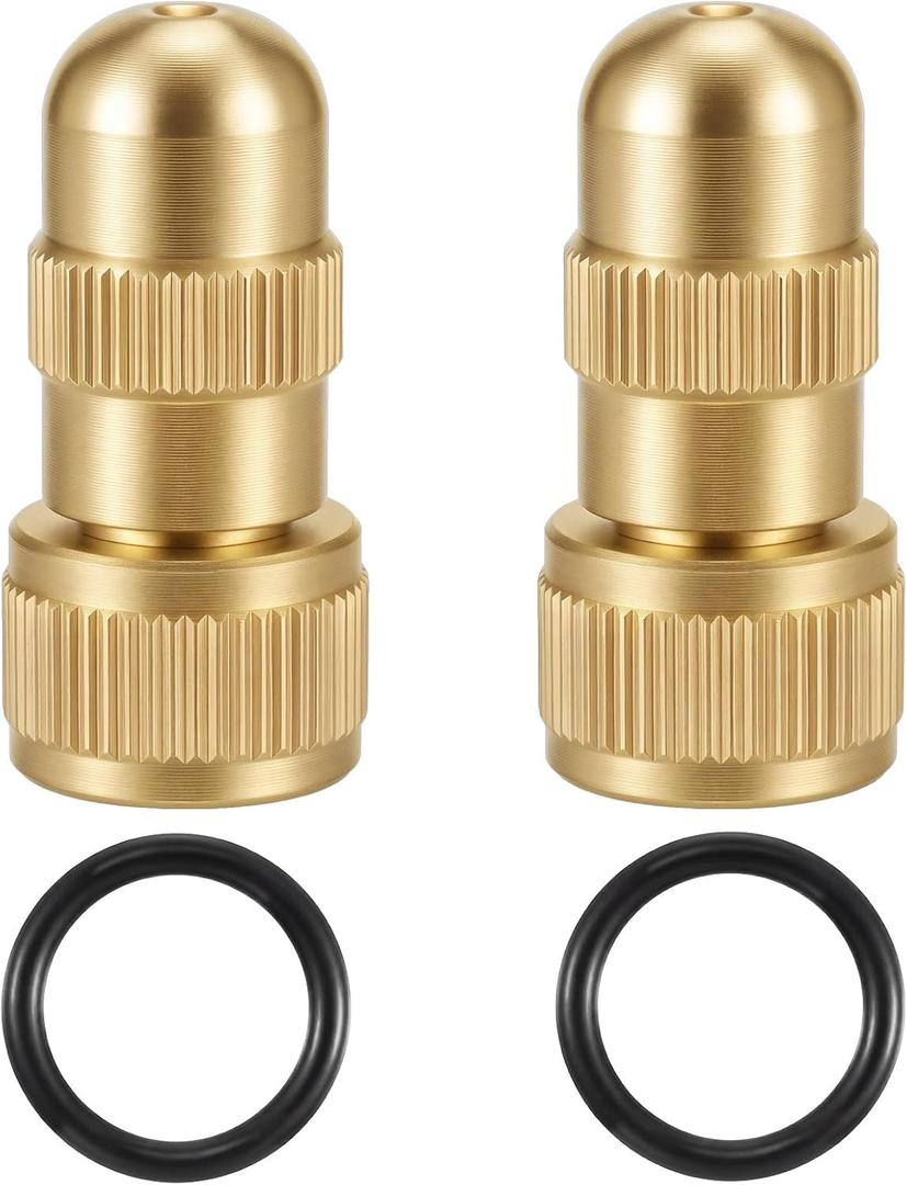 LEIFIDE 2 Pack Brass Adjustable Cone Nozzle Replacement Compatible with 6-6000, All Brass Sprayer Nozzles Parts Compatible with 1941, 1831, 1480, 1449, 21250XP, 21240XP, 97600N Sprayer