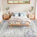 8x10 Area Rugs for Living Room,Large Washable Rug,Blue