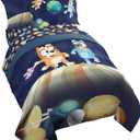 Jay Franco Kids Comforter Set Includes Sheets and Pillow Covers - Soft and Cozy Bed Set for Stylish Room Decor, Blue - Bluey & Bingo, 5 Piece Twin