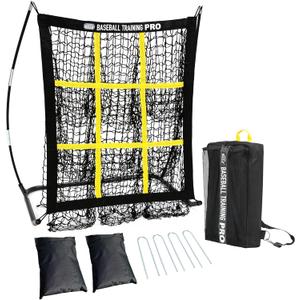 JAPER BEES Pitching Target Net Pitching Net with Strike Zone Baseball Softball Training Equipment for Youth and Adults |Portable Quick Assembly Design |Carry Bag