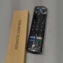 Replacement Firestick Remote Control Fit for Fire Smart TV Stick Lite/4K/4K MAX/4K Plus/HD, Smart TV 3rd Gen/TV Cube(1st/2nd/3rd Gen)/TVs Stick(2nd/3rd Gen) with Voice Controller Green hulu Button (black)