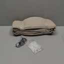 Extra Wide Taupe Linen Curtain 96 Inches Long 70 Inch Wide for Living Dining Room Pinch Pleated Drapes for Patio Sliding Glass Door Hooks Rings Sheer Privacy Curtain 72x96 1 Panel Burlywood Birch