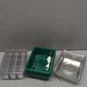 MIXC 10 Packs Seed Starter Tray Seed Starter Kit with Humidity Dome (120 Cells Total Tray) Seed Starting Trays Plant Starter Kit and Base Mini Greenhouse Germination Kit for Seeds Growing Starting