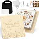 zunmial Flower Press KitCraft Kits 11" x 11" Large 10 Layers Wooden Flower Presser for Adults & Teens DIY Bouquet Preservation,Dried Flowers Art,Preservation for Bookmark Frame Wedding Flowers Drying