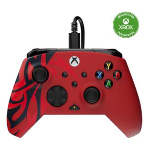 Turtle Beach Rematch Advanced Wired Gaming Controller Licensed for Xbox Series X|S, Xbox One, Windows PC - Colorful, Remappable Buttons, Hair Triggers, Audio Controls, Impulse Triggers - Spirit Red