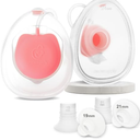 Nenesupply Handsfree Wearable Breastmilk Collection Cara Cups Caracups Compatible with Spectra S1 S2 9 Plus Breast Pumps 24mm Silicone Flanges Replacement for Spectra Pump Parts 19 21mm Inserts