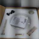 Crystal Fandelier Ceiling Fan with Light Chandelier Fan Glass Semi Flush Mount Remote Control 6 Speeds 20 Inch Low Profile for Girl's Bedroom Living Room Kitchen Island