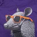 Cool Armadillo Wearing Sunglasses Graphic Art T-Shirt, Size Medium