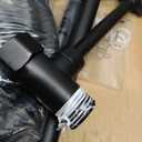 Hibbent All Metal CUPC Certified 10'' Rainfall Shower Head, Dual Shower Head Combo, High Pressure Handheld 4 Sprays Shower Wand, 16'' Adjustable Extension Arm, 71'' Hose, Shower Holder, Matte Black