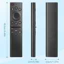 Replacement for Samsung TV Remote with Voice Control, BN59-01385A Compatible with Most 2018 to 2024 Samsung Remote Control for Smart TV Crystal UHD QLED The Frame QLED 4K 8K Smart TVs (with Voice)
