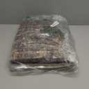 Washable 3x5 Entryway Rug, Boho Non-Slip Vintage Distress Small Rugs for Kitchen Nursery Office Bedroom, 0.3" Neutral Oriental Throw Thin Carpet with Cushioning Pad, Rust/Multi