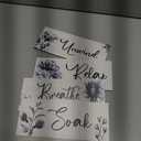 4 Pieces Bathroom Wall Art Rustic Farmhouse Decor Sign Relax Soak Unwind Breathe Wood Hanging Sign for Home Spa Bathroom Laundry Decor (Black)