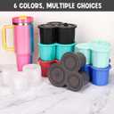 Ice Mold for Stanley Cup Suitable for 40 Ounces Silicone Ice Cube Tray Hollow Cylindrical Ice Mold Suitable for Easy Release Mold for Stanley Cups Cocktails Whiskey Beverages Coffee