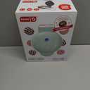Dash Express Mini Donut Maker - Homemade Dessert Maker - Features Double-Sided, Non-Stick Surface & Space-Saving Design - Makes 7 - Aqua