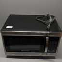 Emerson MW1338SB Countertop Microwave Oven, 6 Pre-Programmed Settings, Removable Glass Turntable, Child Safety Lock, 1.3 Cu ft, 1000W, Stainless Steel