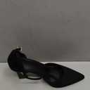 Juliet Holy Womens Pumps Point Closed Toe Heels Buckle Ankle Strap D'Orsay Heeled Sandals 8