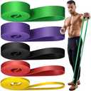 Resistance Bands Set - Pull Up Assistance Bands for Men Women, Exercise Bands Resistance for Working Out, Body Stretching, Physical Therapy, Muscle Training, Fitness (5-125lbs) : Everything Else