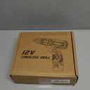 Cordless Drill Set,12V Power Drill Driver 3/8" Keyless Chuck with 92 Acessories, Built-in LED Light, 25+1 Position, Electric Drill for Home DIY ProjectsBlue