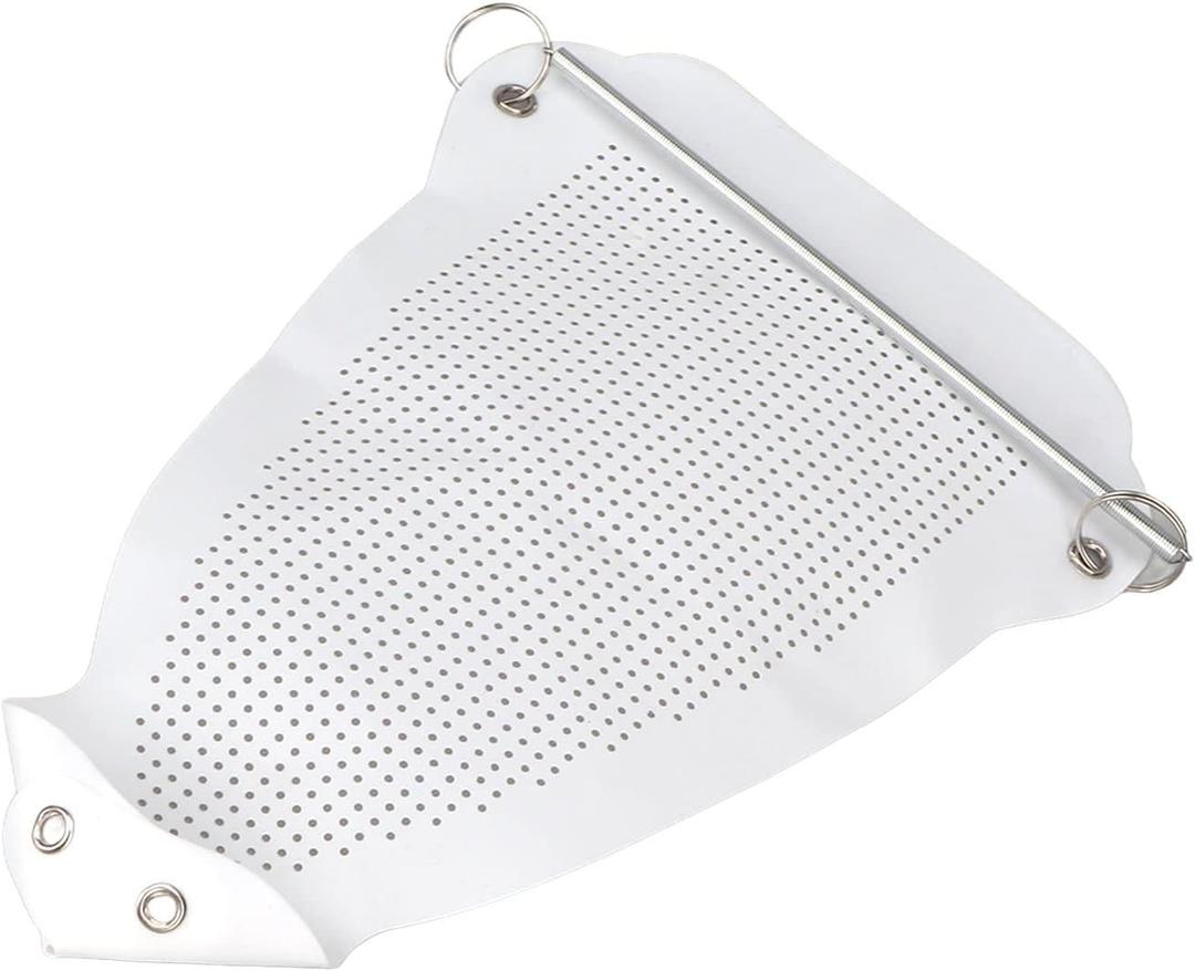 Iron Cover, Ironing Clothes Protector Iron Shoe 0.5mm Thick Prevent Burn Sticking Elastic Spring Iron Covers Slip On Ironing Shoe for Clothes Fabric Home
