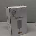 FlexTurtle Bedside Lamp with Charging Station 74W【2*3.94ft Retractable Cords & 2 USB Ports】, 3 Way Dimmable Touch Lamps for Nightstand with LED Bulb, Desk Lamp with Charger for iPhone, iPad, Wood Base