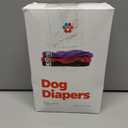 Pet Parents Washable Dog Diapers (3pack) + Extendrs of Durable Doggie Diapers, Premium Dog Diapers Female (Medium, Princess)