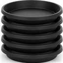 NIMYAU 5 Pack Plant Saucer 10 Inch, Plastic Plant Saucers for Indoors, Drip Trays for Potted Plants, Flower Pot Saucers, Plant Trays for Pots, Plant Water Catcher Tray