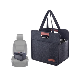 6 Cup Drink Carrier with Handle, Reusable Insulated Drink Caddy Drink Holder for Car, Folding Portable Coffee Cup Holder Bag for Travel and Delivery