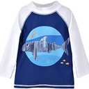 Flap Happy Baby-Boys UPF 50+ Graphic Rash Guard Swim Top, Size 12M