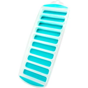 Jacent Resusable Silicone and Plastic Water Bottle Ice Cube Stick Tray, Easy Push & Pop Ice Cubes for Water Sports Bottle: 1 (ONE) Pack Water Bottle Ice Cube Stick Tray