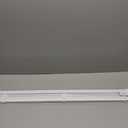 LazBlinds No Tools No Drill 1" Vinyl Mini Blinds, Cordless Blinds for Windows, Light Filtering Horizontal Window Blinds & Shades, 42" W x 64" H, White