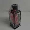 WISBEAM Outdoor Post Light, Pole Lantern, E26 Base 60W Max, Metal Housing Plus Glass, ETL Qualified, Bulbs not Included (16.5 Inch, Black)