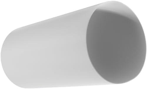 HVAC OV 6" Inch Round Straight 15" Inch Long Plastic Duct - Exhaust & Air Supply Pipeline - Heating & Cooling, HVAC Ventilation Tube