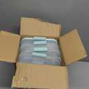 Food Storage Containers, Deli Meat Container for Fridge with Tong Cookie Containers with Lids Airtight Dumplings Freezer Containers for Deli Meat, Seafood, Dumplings, Cheese and Cookies (4 layer)
