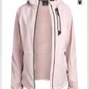 Spyder Womens Softshell Jacket - Lightweight Terry Fleece Hoodies for Women Water Resistant Zip Up Womens Windbreaker Jacket (Pink, L)